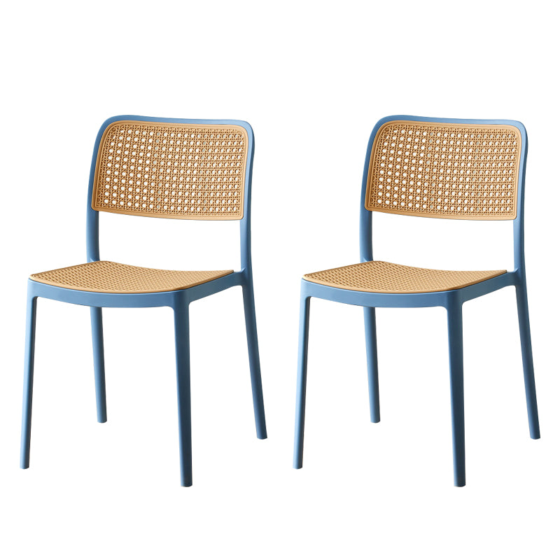 Tropical Outdoors Dining Chairs Open Back Outdoor Bistro Chairs