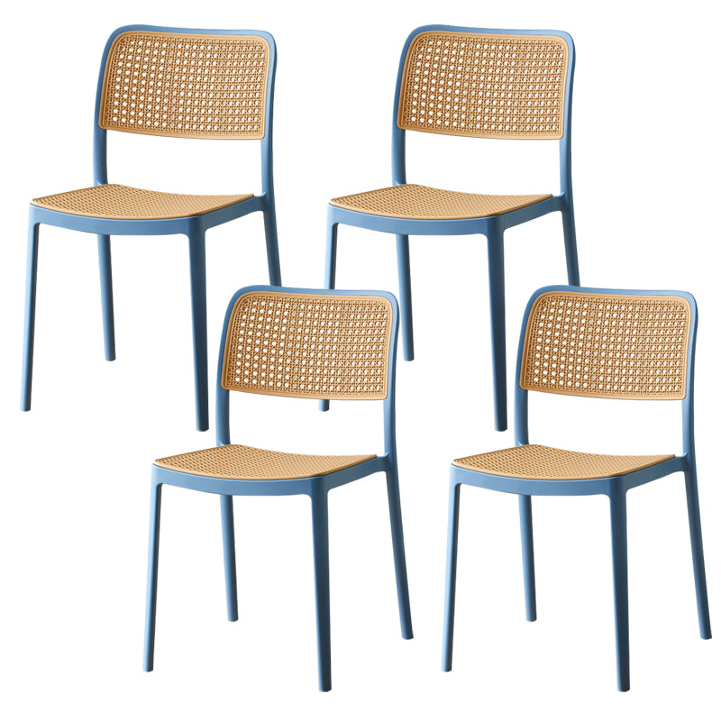 Tropical Outdoors Dining Chairs Open Back Outdoor Bistro Chairs