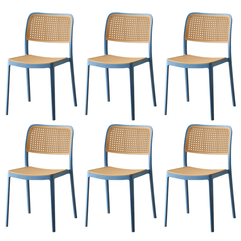 Tropical Outdoors Dining Chairs Open Back Outdoor Bistro Chairs