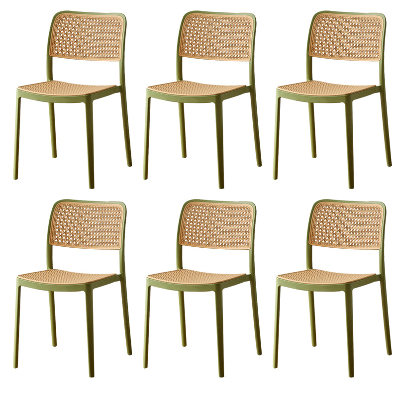 Tropical Outdoors Dining Chairs Open Back Outdoor Bistro Chairs