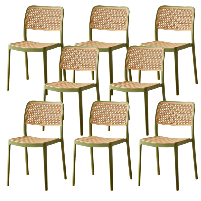 Tropical Outdoors Dining Chairs Open Back Outdoor Bistro Chairs