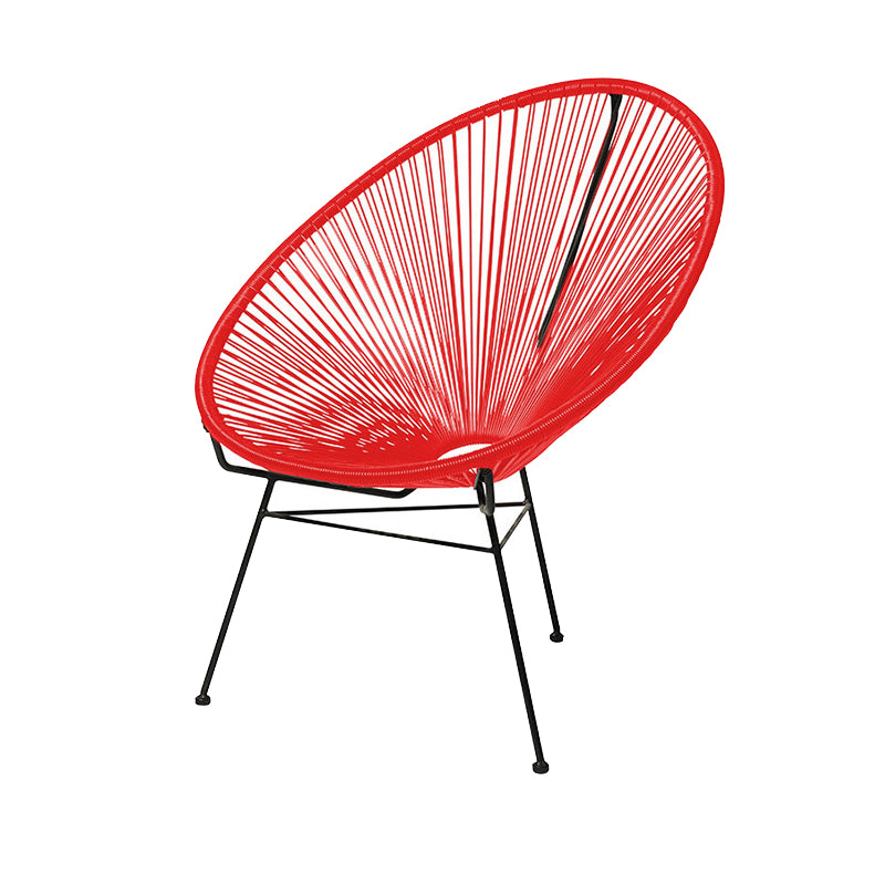 Tropical Faux Rattan Outdoor Chair with Arm UV Protective Outdoor Chair