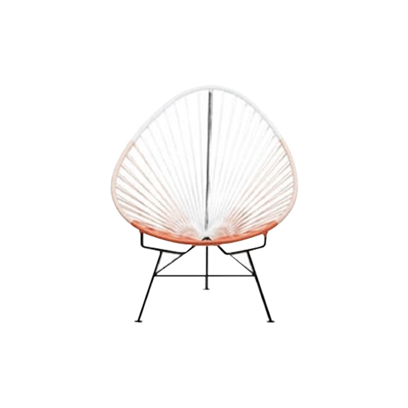 Tropical Faux Rattan Outdoor Chair with Arm UV Protective Outdoor Chair