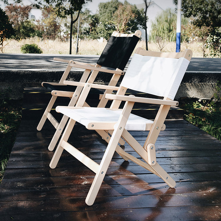 Solid Wood Modern Patio Arm Chair No Distressing Dining Armchair with Arm