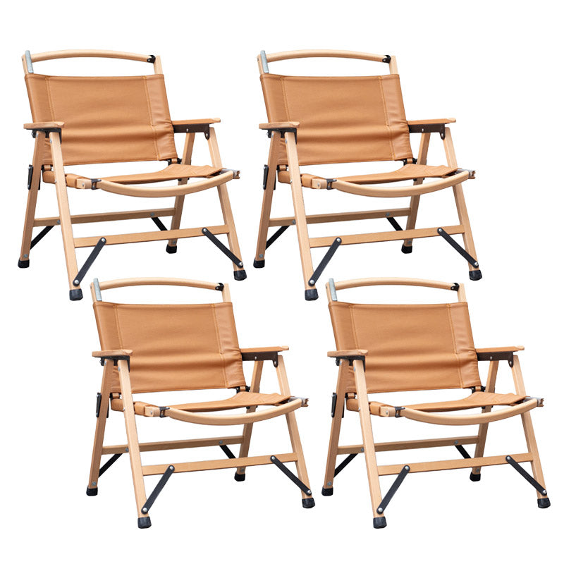 No Distressing Modern Patio Arm Chair Solid Wood Dining Armchair with Arm