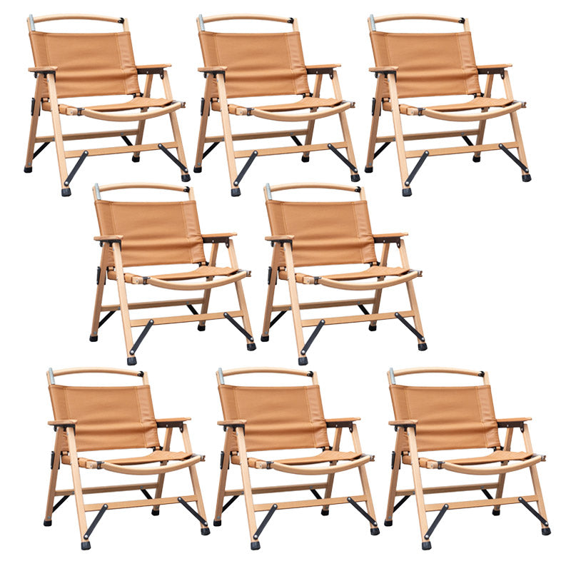 No Distressing Modern Patio Arm Chair Solid Wood Dining Armchair with Arm