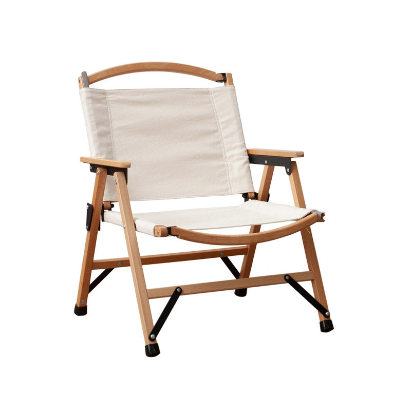 No Distressing Modern Patio Arm Chair Solid Wood Dining Armchair with Arm