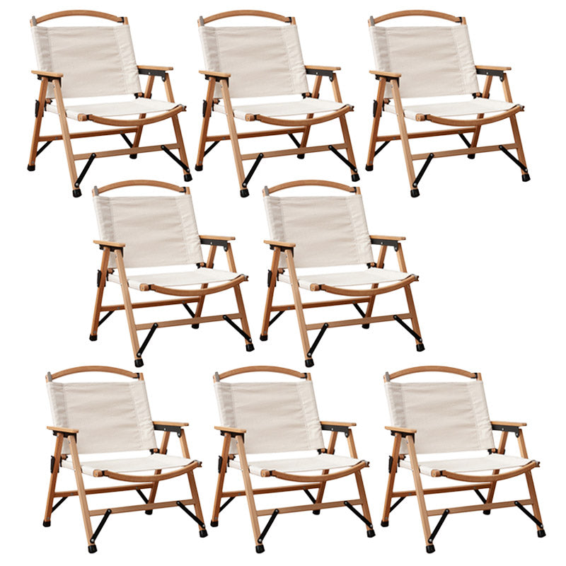 No Distressing Modern Patio Arm Chair Solid Wood Dining Armchair with Arm