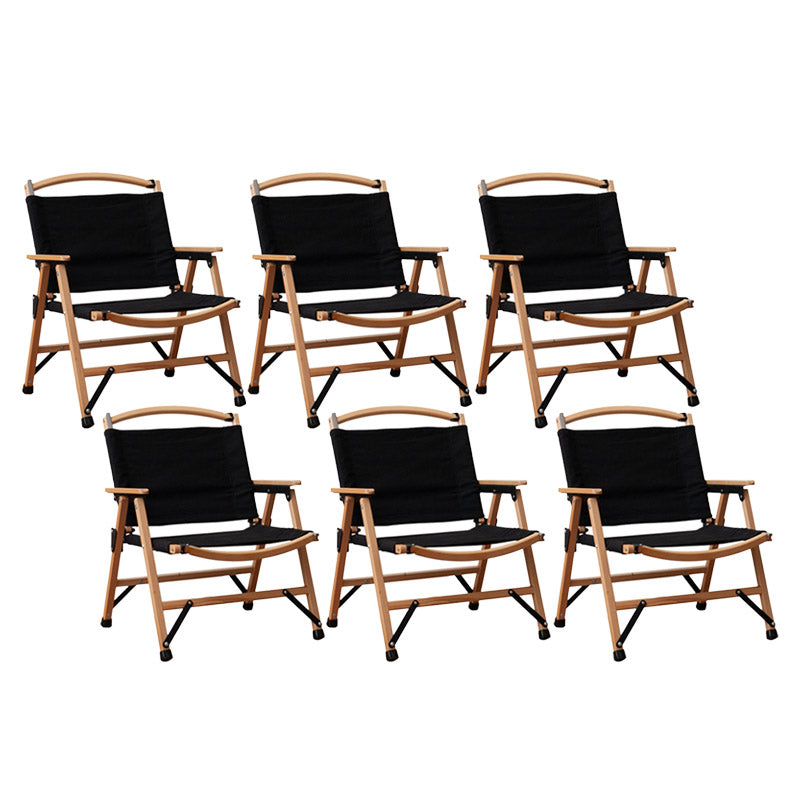 No Distressing Modern Patio Arm Chair Solid Wood Dining Armchair with Arm