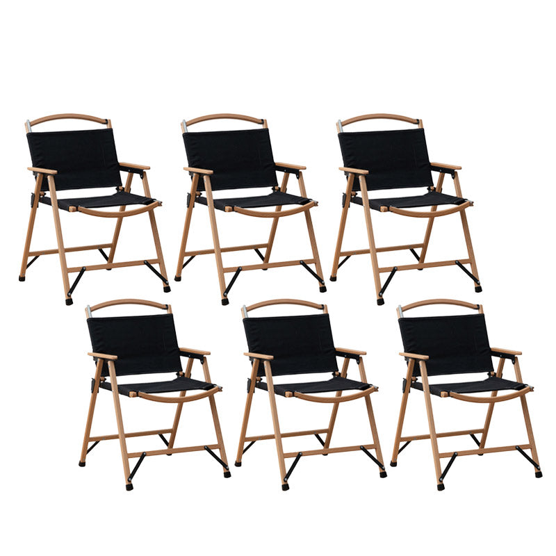 No Distressing Modern Patio Arm Chair Solid Wood Dining Armchair with Arm