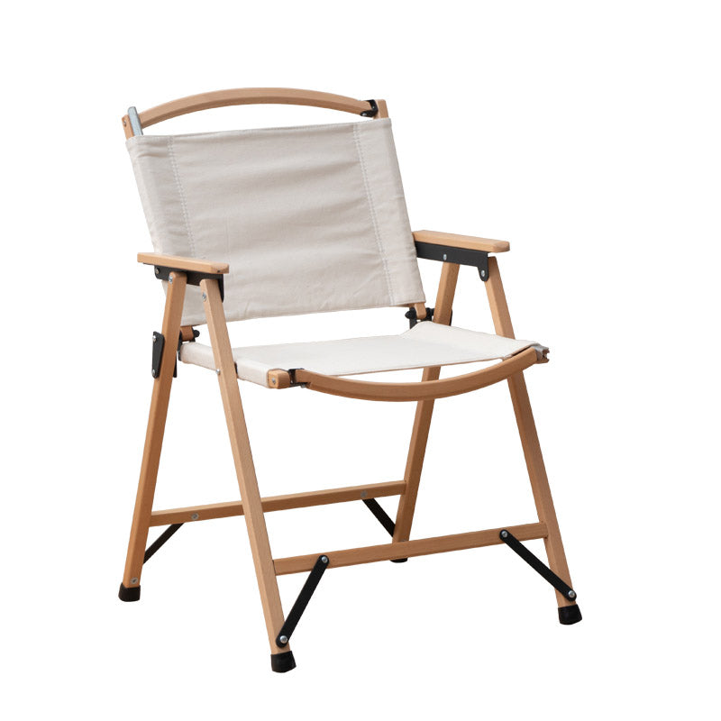 No Distressing Modern Patio Arm Chair Solid Wood Dining Armchair with Arm