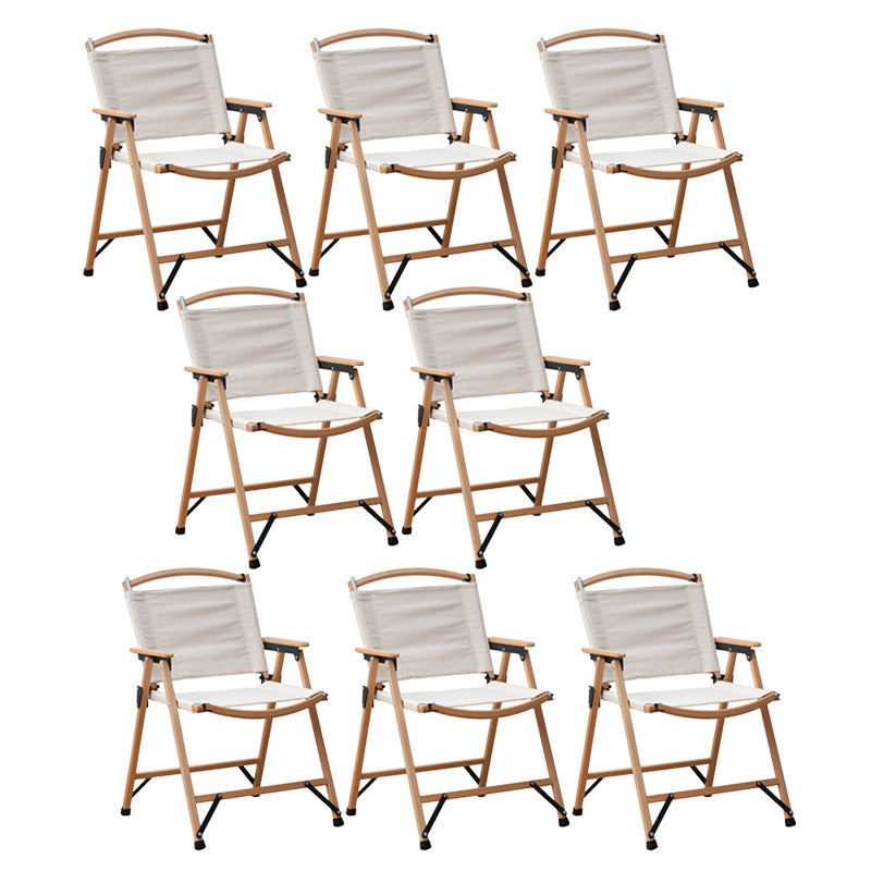 No Distressing Modern Patio Arm Chair Solid Wood Dining Armchair with Arm