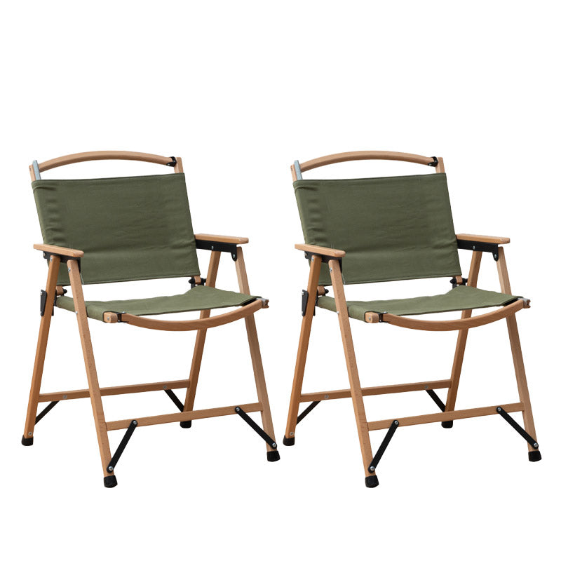 No Distressing Modern Patio Arm Chair Solid Wood Dining Armchair with Arm