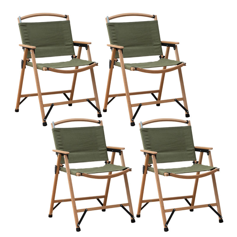No Distressing Modern Patio Arm Chair Solid Wood Dining Armchair with Arm