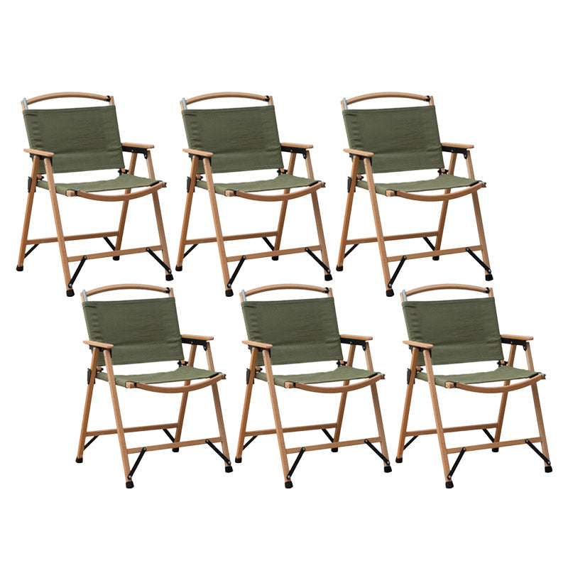 No Distressing Modern Patio Arm Chair Solid Wood Dining Armchair with Arm