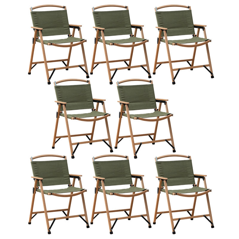 No Distressing Modern Patio Arm Chair Solid Wood Dining Armchair with Arm