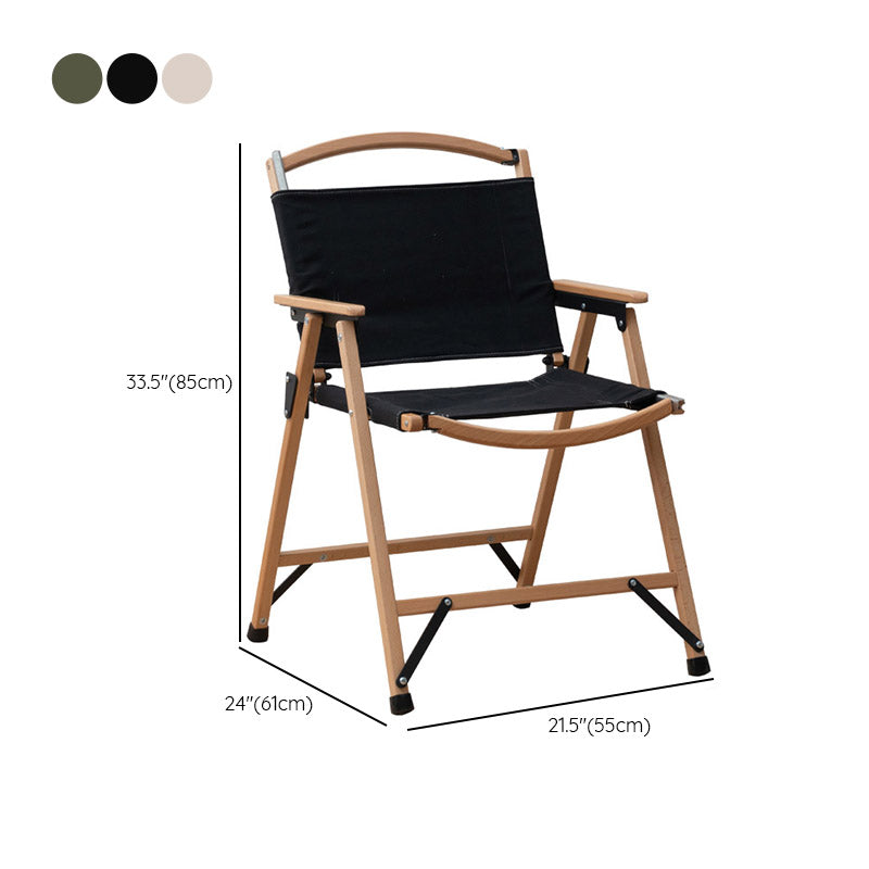 No Distressing Modern Patio Arm Chair Solid Wood Dining Armchair with Arm