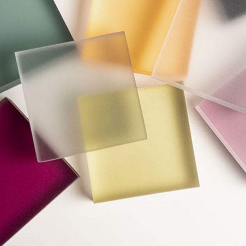 Closed Back Vertical Bookshelf Modern Style Acrylic Bookcase for Office