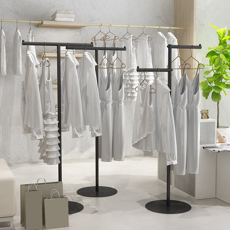 Luxurious Coat Hanger Round Bottom Free Standing Metal Coat Rack