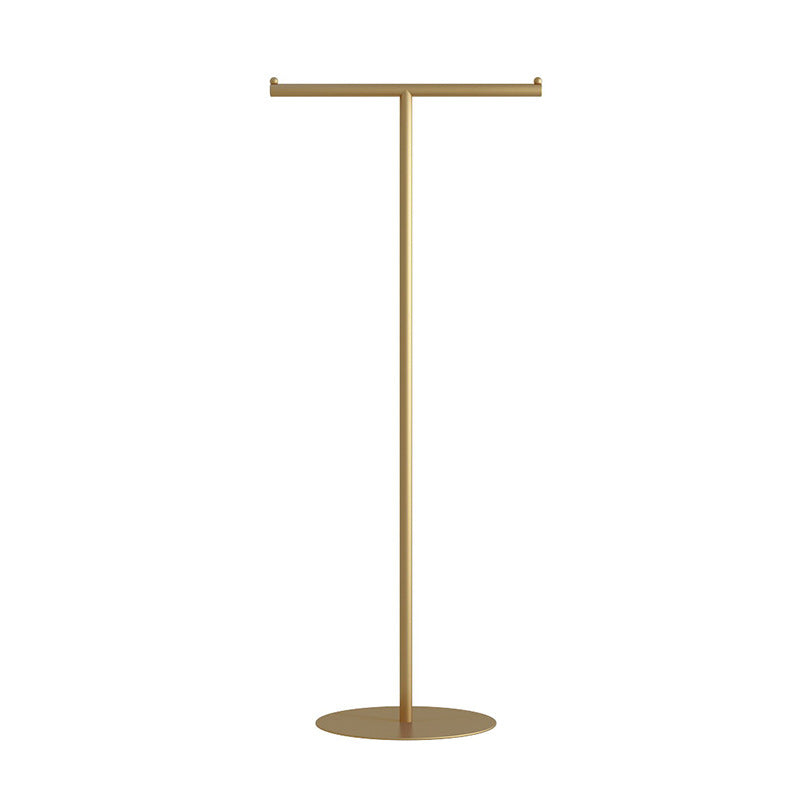 Luxurious Coat Hanger Round Bottom Free Standing Metal Coat Rack
