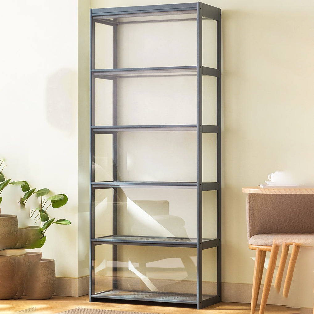 27.6" W Rectangle Accent Cabinet, Contemporary Chest in Natural/Gray