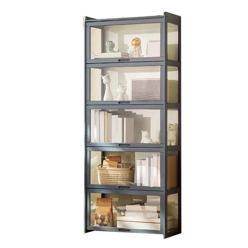 27.6" W Rectangle Accent Cabinet, Contemporary Chest in Natural/Gray