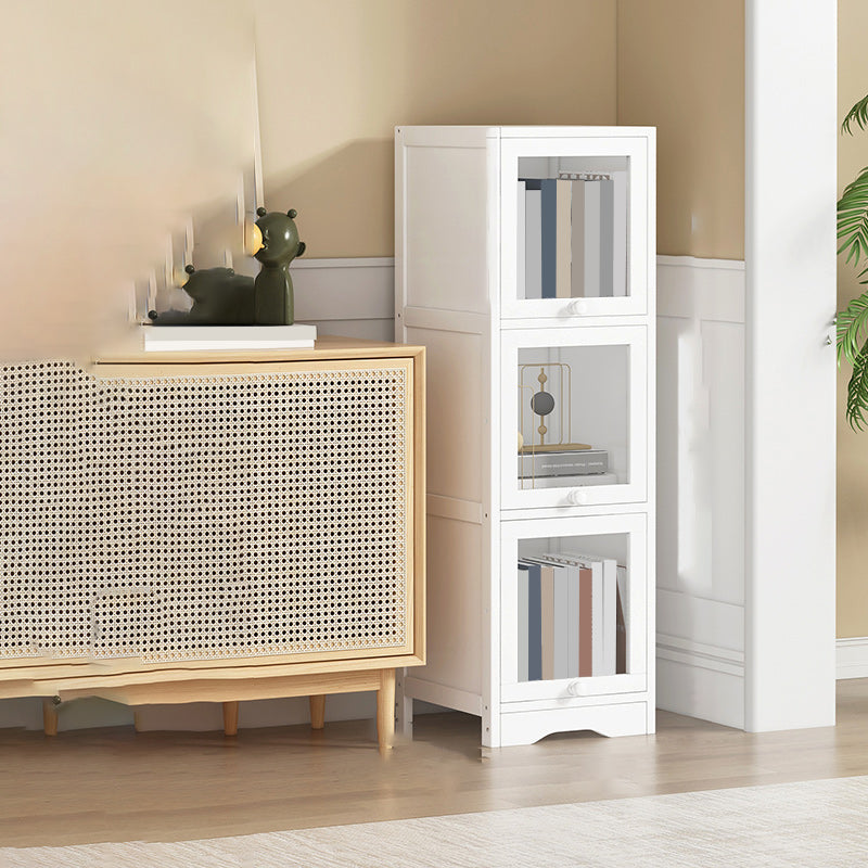 Modern Rectangle Accent Cabinet Rectangle Wood Cabinet with Doors