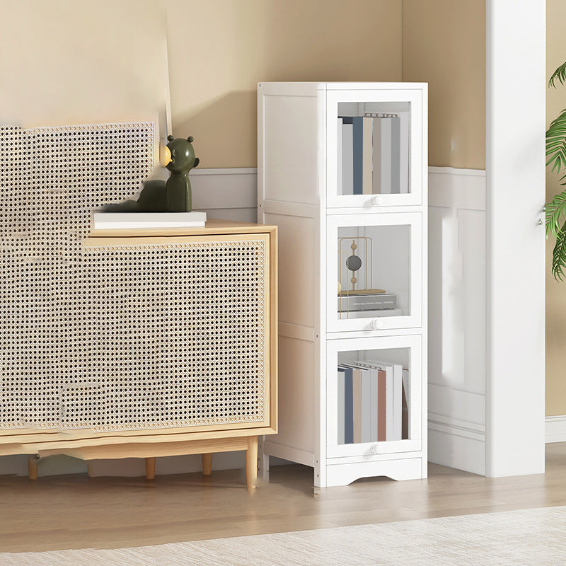 Modern Rectangle Accent Cabinet Rectangle Wood Cabinet with Doors