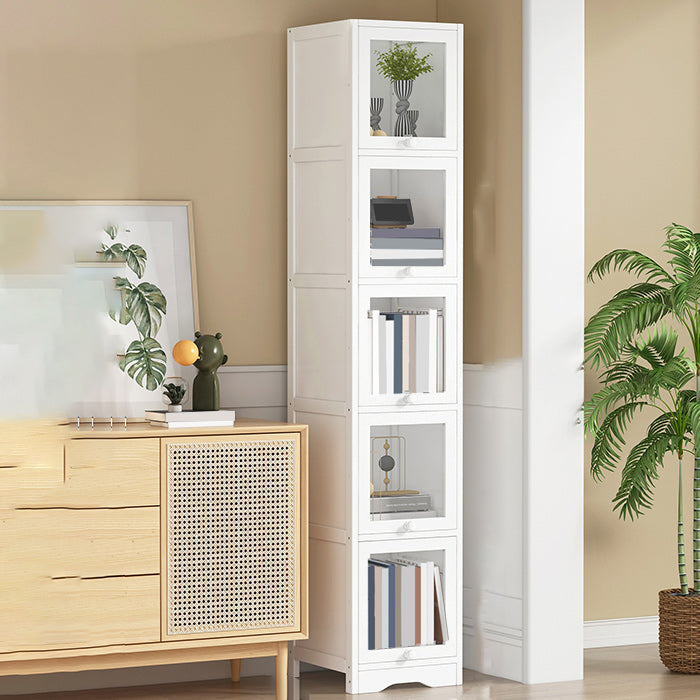 Modern Rectangle Accent Cabinet Rectangle Wood Cabinet with Doors