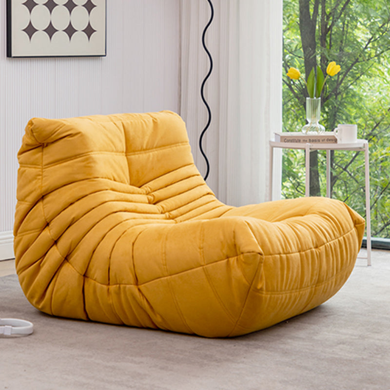 Modernistic Tufted Cushions Armless Living Room Standard Seating
