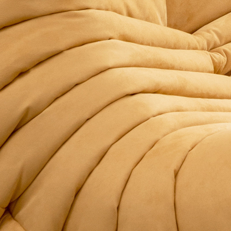 Modernistic Tufted Cushions Armless Living Room Standard Seating