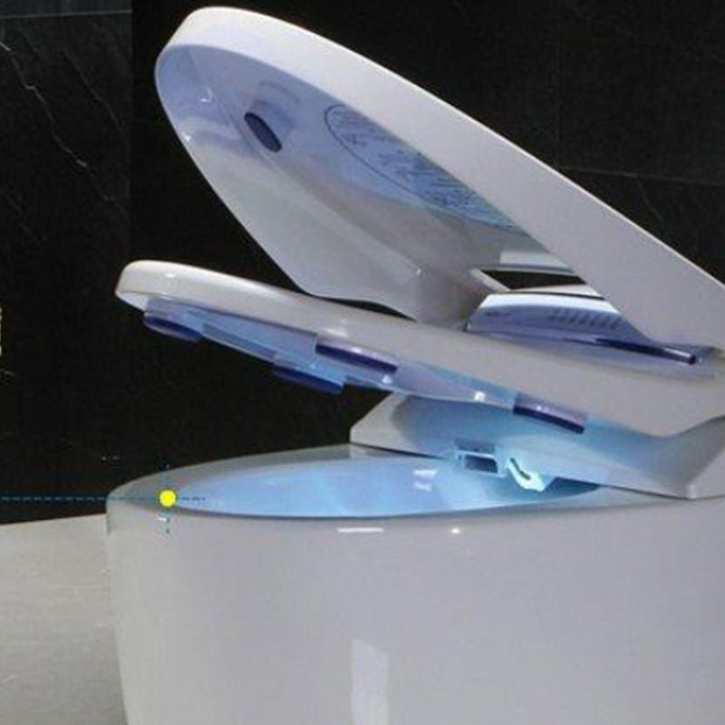 Modern Porcelain Flush Toilet Floor Mounted Siphon Jet All-In-One Toilet