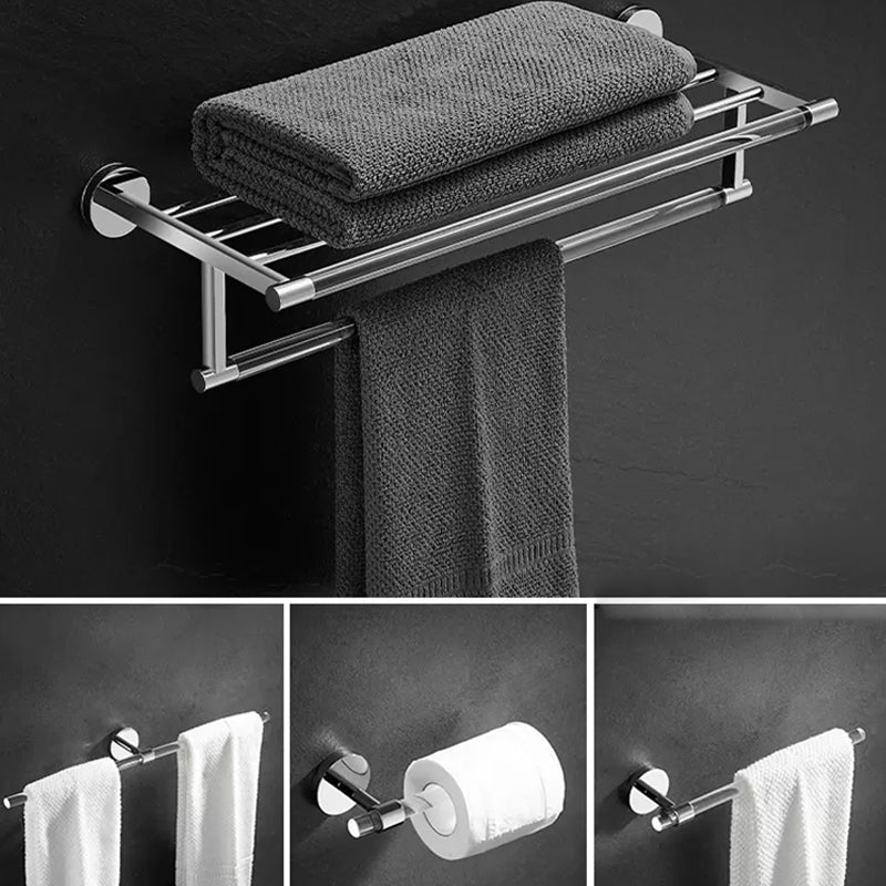 Modern Bathroom Accessory As Individual Or As a Set in Plastic and Metal