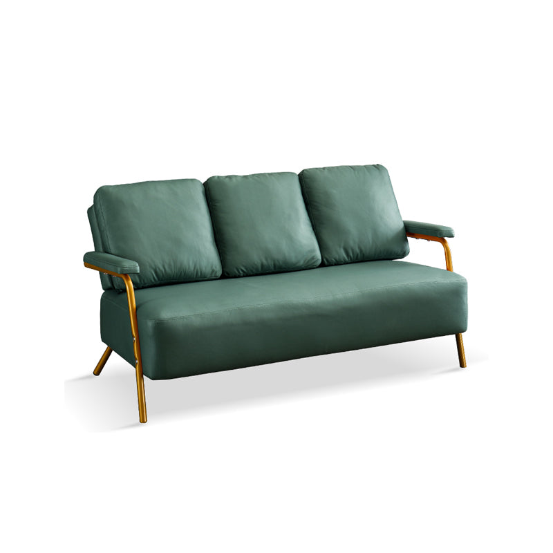 Stationary Loveseat Cushions Back Standard Sofa with Pillows