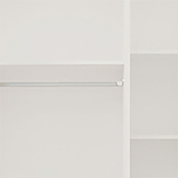 Contemporary Style Wardrobe Armoire Wood Combination Armoire for Bedroom