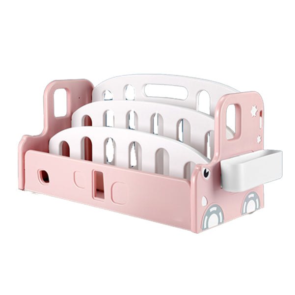 Modern PE Material Book Display Tabletop Stain Resistant Bookshelf