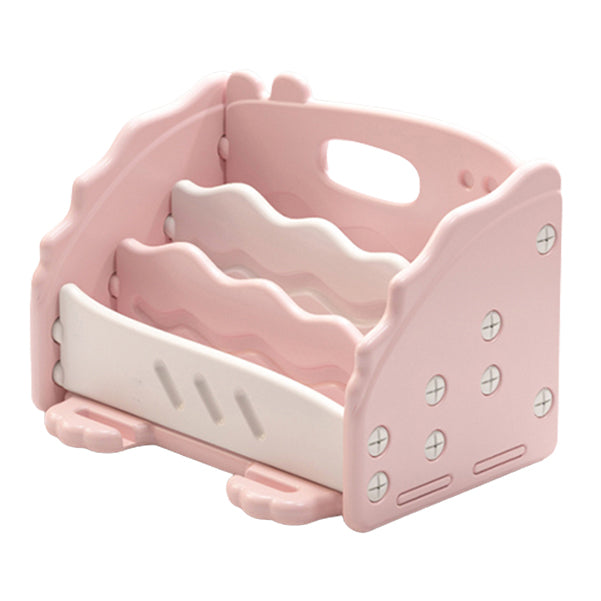 Modern PE Material Book Display Tabletop Stain Resistant Bookshelf