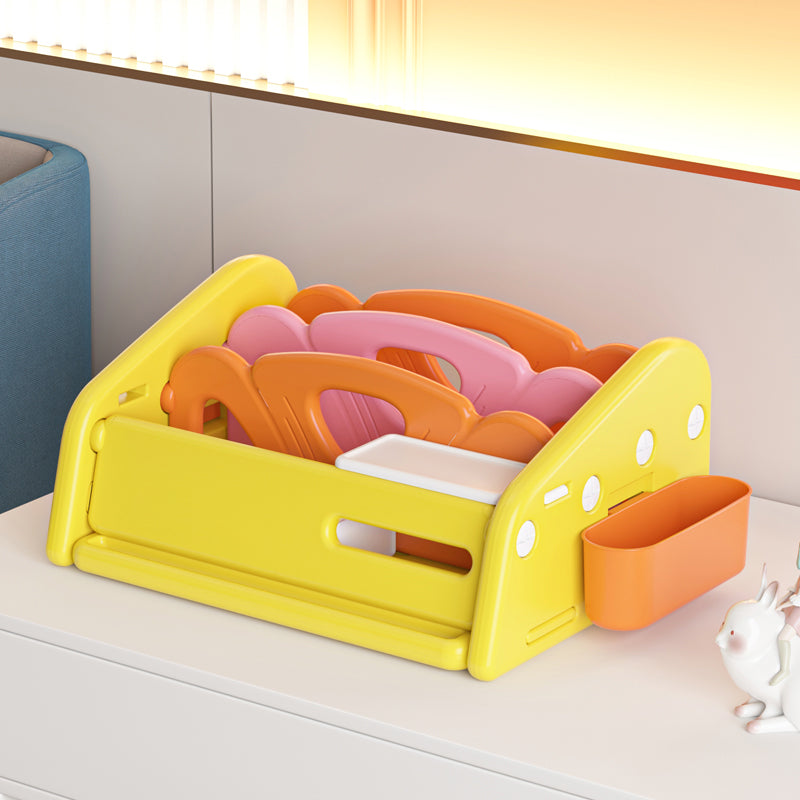 Modern & Contemporary Etagere Bookcase Plastic Tabletop Book Display