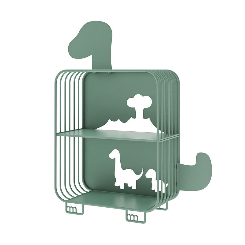 Scandinavian Open Back Bookshelf Freestanding Metal Book Shelf