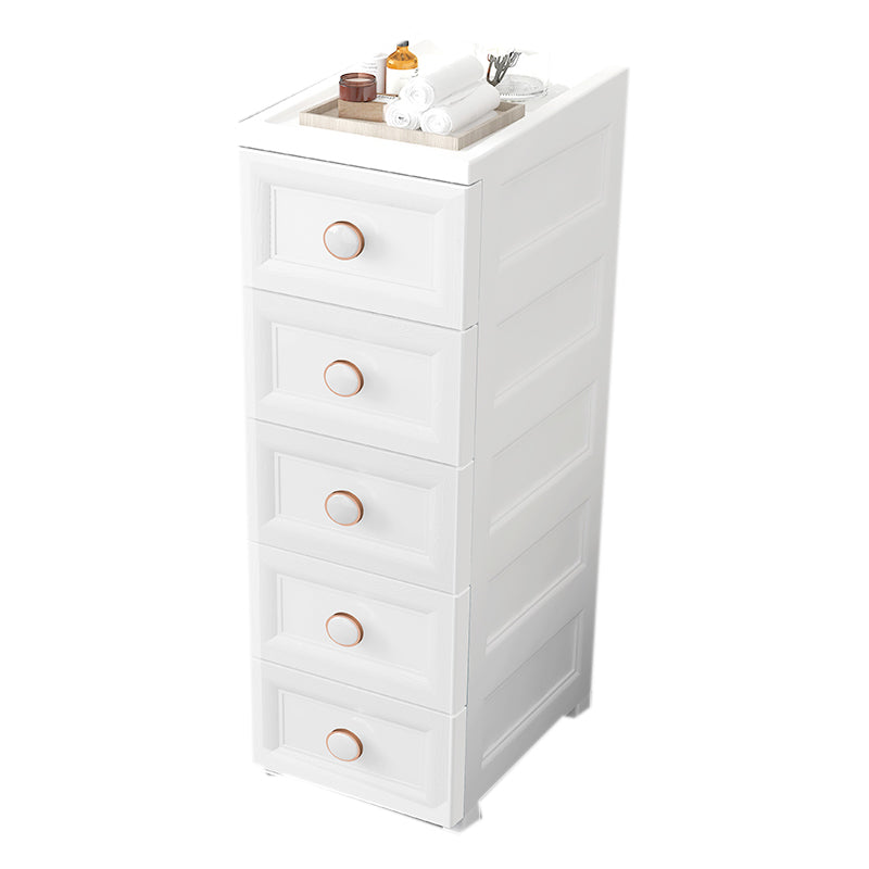 14.82 Inch Width Modern Nursery Dresser Plastic Chest Kids Nightstand