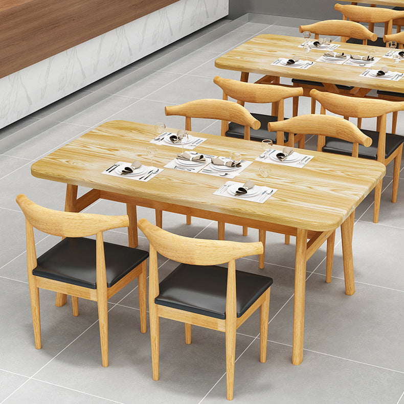 Modern Dining Table Rectangle Wooden Dinner Table for Dining Room