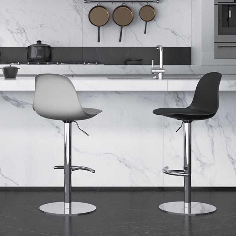 Contemporary Style Metal Bar Stool Footrest Counter Stool for Bristol