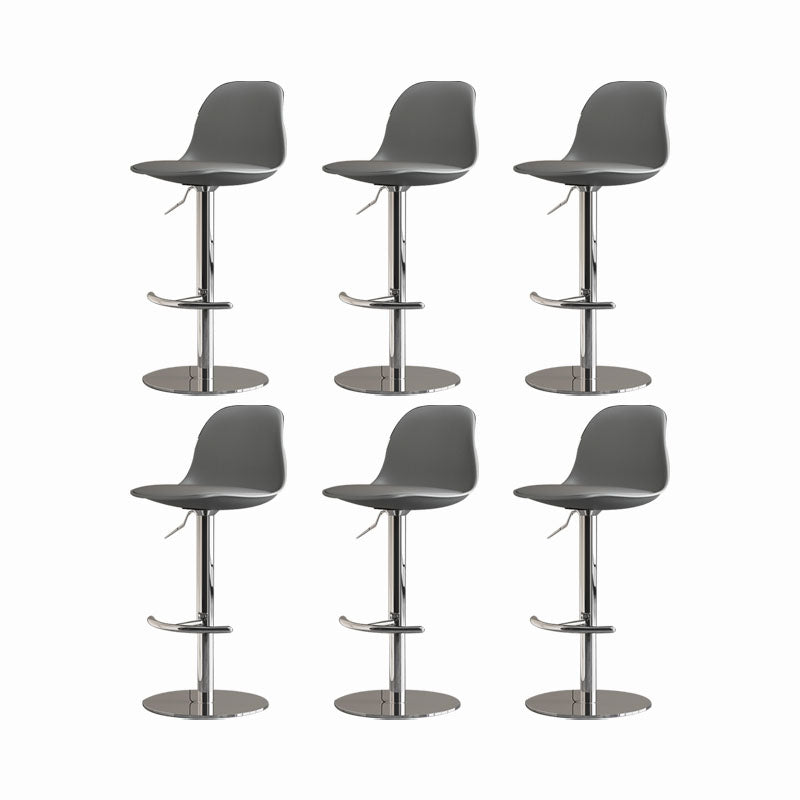 Contemporary Style Metal Bar Stool Footrest Counter Stool for Bristol