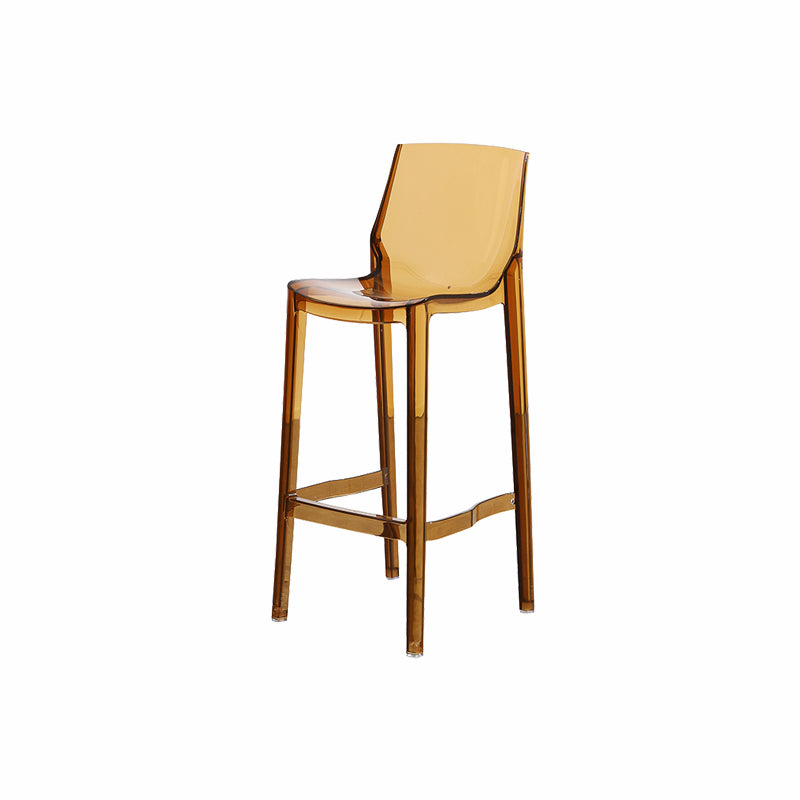 Contemporary Style Plastic Bar Stool Footrest Counter Stool for Bristol