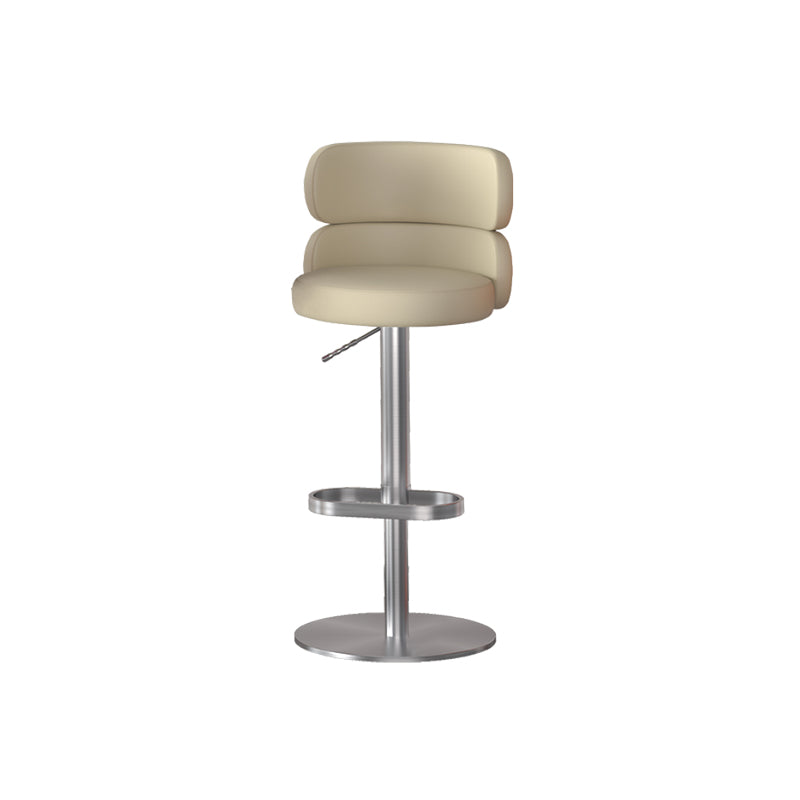 Gold Legs Glam Bar Stools Living Room Upholstered Counter Chair