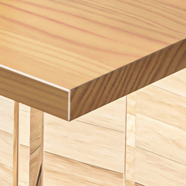 Modern Solid Wood Furniture 1/5/7 Pcs Standard Height Dining Room Table Set for Home Use
