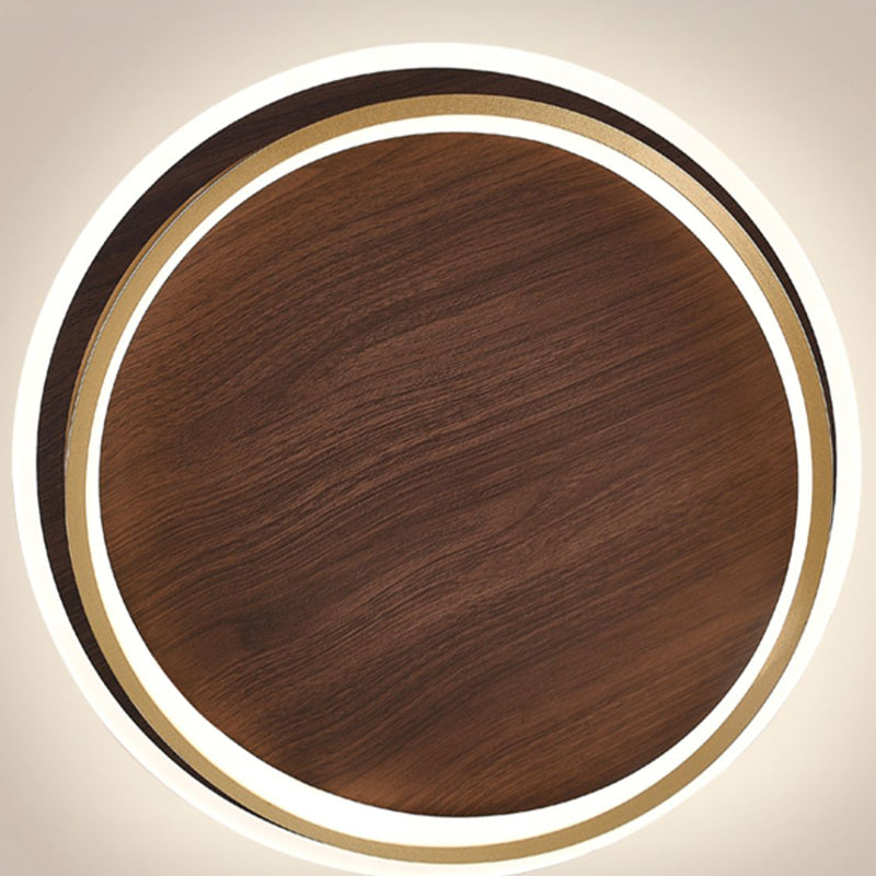 LED Modern Metal Flush Mount Oval Shape Ceiling Light with Acrylic Shade for Passage