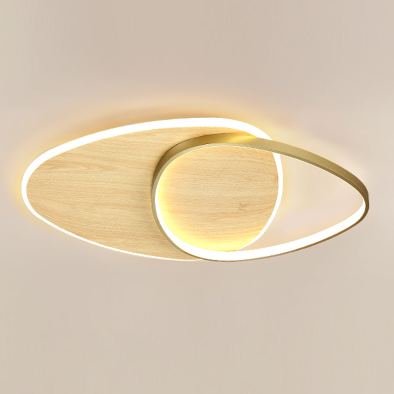 Modern Metal Flush Mount Geometric Shape Ceiling Light with Acrylic Shade for Passage