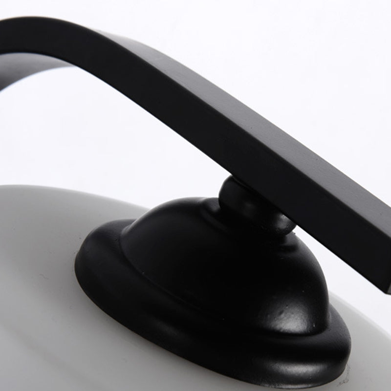 Contemporary Vanity Lamp Cylinder Glass Wall Light Fixture for Bathroom