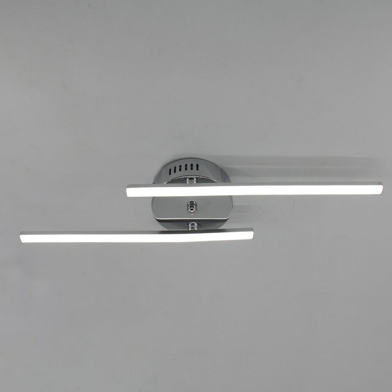 Nordic Style Metal Vanity Light Strip Shape LED Vanity Lamp for Shower Room